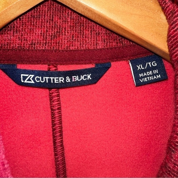 CUTTER AND BUCK Arizona Cardinals RED MAINSAIL full zip vest NWOT - Picture 10 of 13